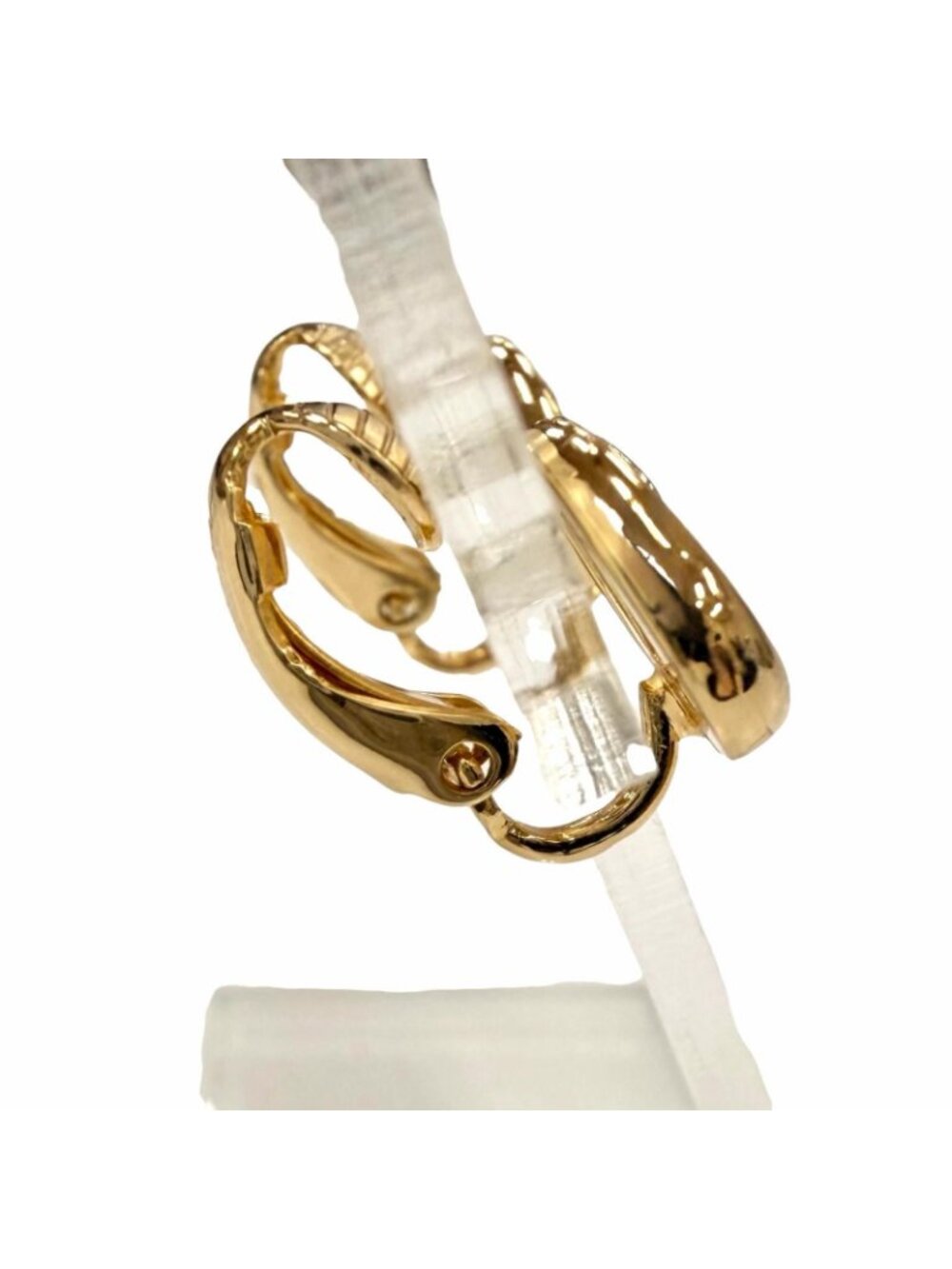 Dior Vintage CD Logo Earrings for Both Ears Gold - Picture 4 of 7